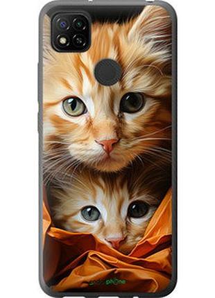Чохол на xiaomi redmi 9c котики 2 "5664u-2035-7673"