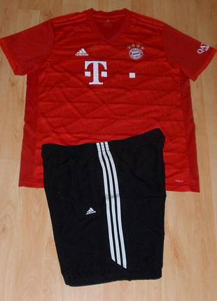 Футбольна форма adidas clima fc bayern munich drill шорти + футболка original xl-xxl(2xl)-3xl бааariя адідас dry fc