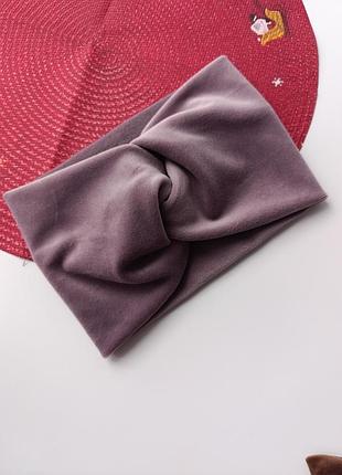Пов'язка на голову велюрова пов'язка на голову весняна