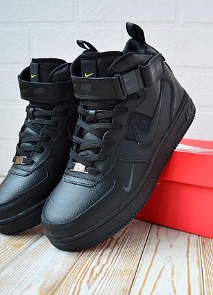 🔥👟кросівки чоловічі зимові ❄️ nike air force 1 mid