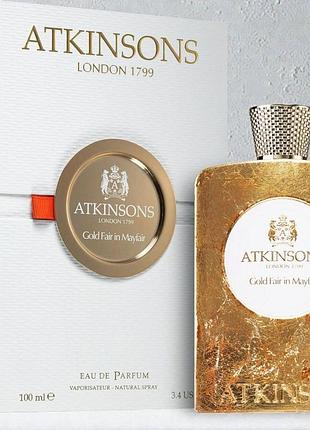 Atkinsons gold fair in mayfair eau de parfum 100ml парфюмерная вода