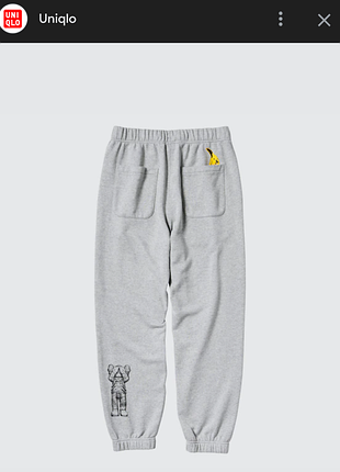 Uniqlo kaws+warhol, size m, состояние отличное, полупояс резинка 35-45 бедер 55 длина 95