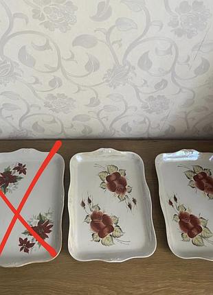 Таця фарфорова ссср