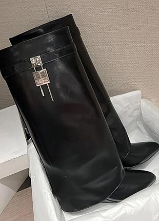 Сапоги givenchy shark lock