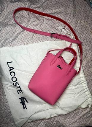 Сумка lacoste рожева 2