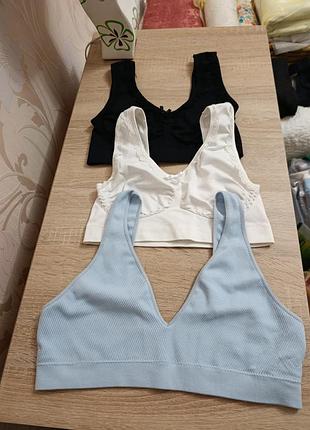 Комплект 3шт топ майка бралет primark розмір l