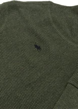 Чоловічий waffle-knit long-sleeve t-shirt polo ralph lauren
