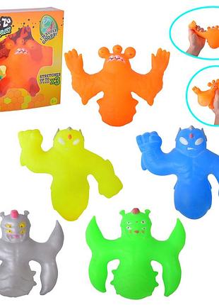 Антистрес тягучка арт. st-935 (96шт)герои 5 видов, короб. 18*19*6 см