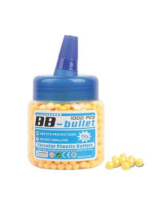 Кульки для пневмат.зброї bb-1a упаковці 1000пулек, р-р упаков. 6,6*8,5 см, bb-1a