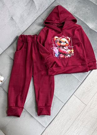 Костюм велюровый bear