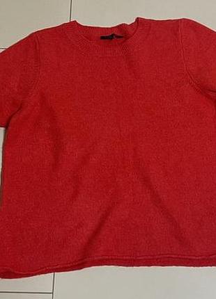 Жіночий теплий светр яскравого кольору на великий розмір