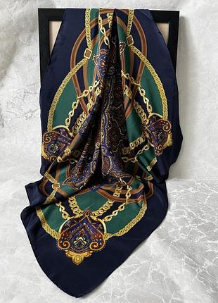 Вінтажна шовкова хустка