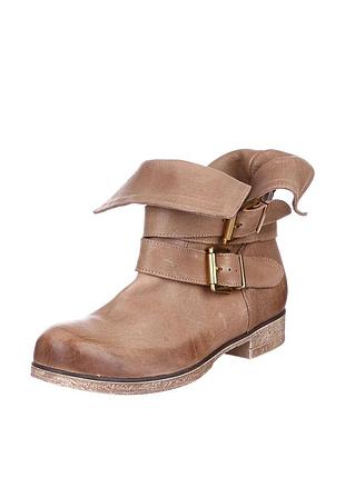 Ботинки получеловежки кожа полусапоги l'estrosa