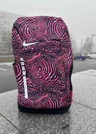 Nike elite hoops backpack розовый zebra