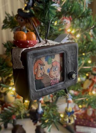 Новорічні ялинкові іграшки персонажі улюблених мультфільмів звірі тварини на замовлення ручна робота handmade