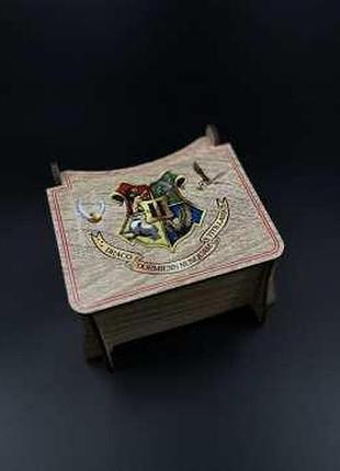 Музична дерев'яна скринька з музикою гаррі поттера harry potter 12х10х8см / музична дерев'яна скринька з музикою гаррі поттера
