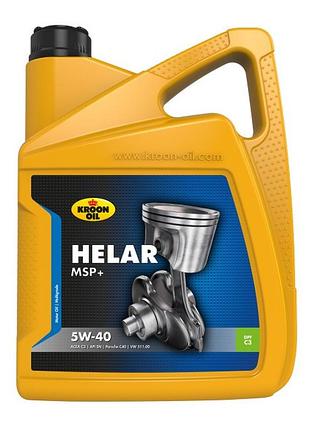 Масло моторное helar msp+ 5w-40 5л helar msp+ 5w-40 5l kl 36845