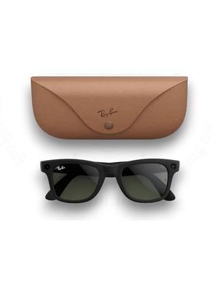 Смарт-окуляри ray-ban meta wayfarer (gen 2) matte black, lens color: gradient graphite