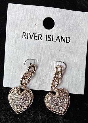 Сережки river island