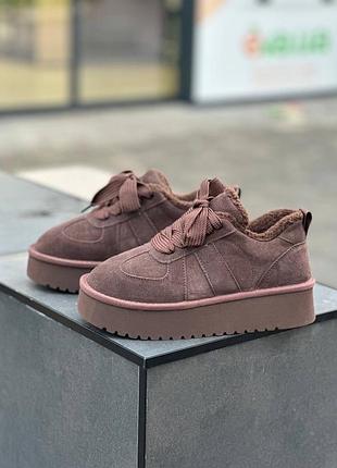 Жіночі уггі бордові дуже стильні зимові