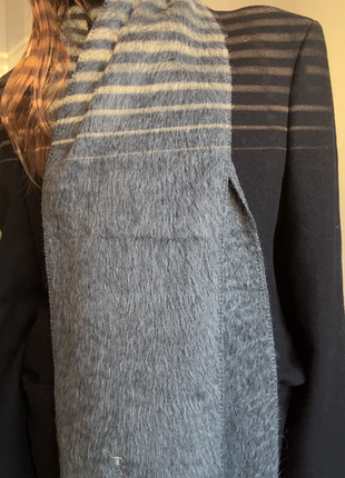 Шарф из альпаки в красивом сером цвете alpaca gamargo