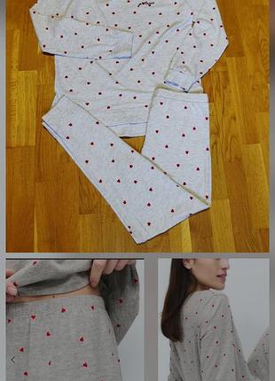 Піжама в сердечки