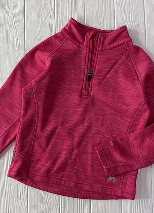 Яркая термо кофта для девочки.. trespass. размер 5-6 лет, рост 110-116 см.