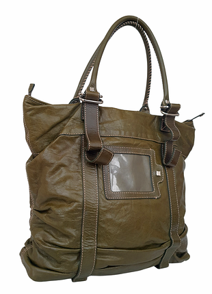 Francesco biasia.  велика сумка з натуральної шкіри