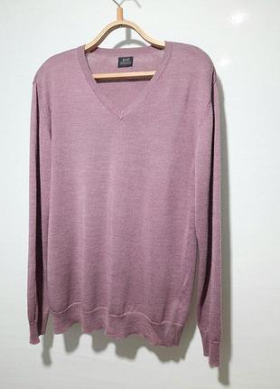 Ягідна бузкова мериносова м'яка кофта acw85 merino wool l