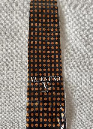 Новый шелковый галстук valentino