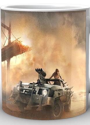 Кружка geekland белая безумный макс mad max game mm.02.006