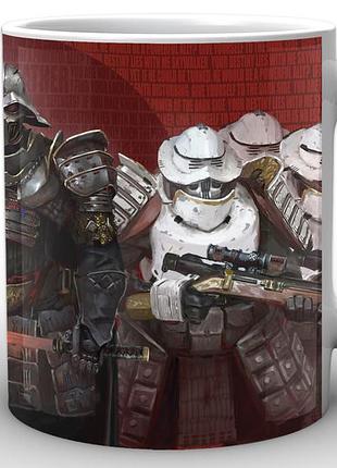 Кружка geek land белая звёздные войны star wars доспехи sw.002.63
