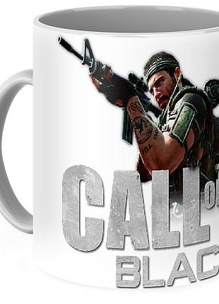 Чашка з принтом call of duty поклик боргу секретні операції cd 02.08 кружка керамічна 0,33