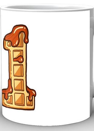 Чашка с принтом stranger things очень странные дела вафли st.02.003.793 кружка керамическая 0,33