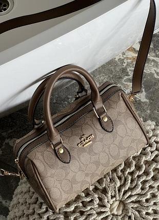 Сумка mini rowan crossbody  in signature💕