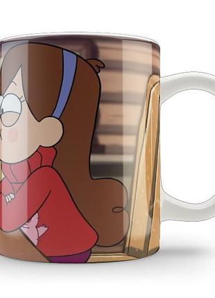 Чашка з принтом мейбл та пухля гравіті фолз gf.02.47 кружка керамічна 0,33