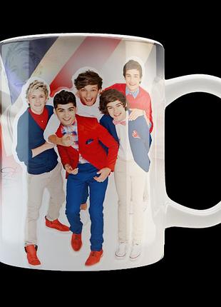 Чашка с принтом ван дирекшен one direction sn.02.011 кружка керамическая 0,33