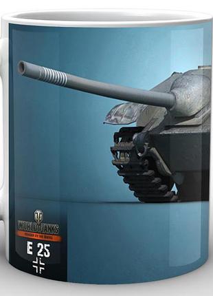 Чашка з принтом world of tanks світ танків танк wt.02.064. кружка керамічна 0,33