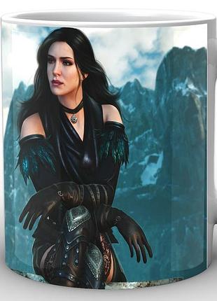 Чашка з принтом the witcher відьмак постер tw.02.023 кружка керамічна 0,33