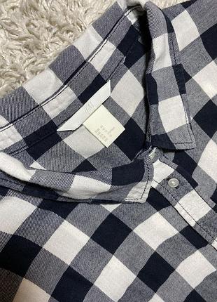 Жіноча фланелєва сорочка h&m вільного крою