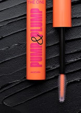 Тушь для ресниц с эффектом потрясающего объема the one pump &amp; plump