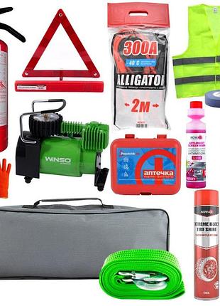Подарочный набор автомобилиста с компрессором winso