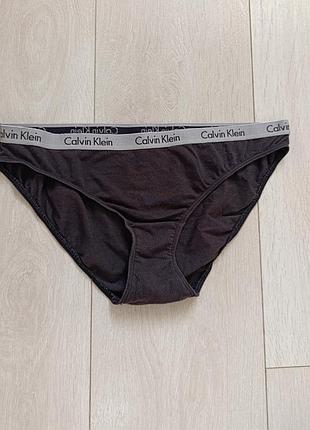 Спортивные трусики базовые черные трусы коттоновые calvin klein m м 10 38 46