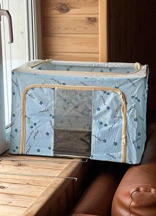 Чехол для речей постельного белья кольровой 66 л storage boxand ly-766