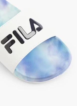 Fila. оригінал. шльопанці в яскравому міксі палітри тай дай.
