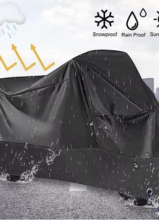 Чохол для мотоцикла, вітрозахисний, круглий, з поліестеру, тафти, 210t, m-розмір and 269