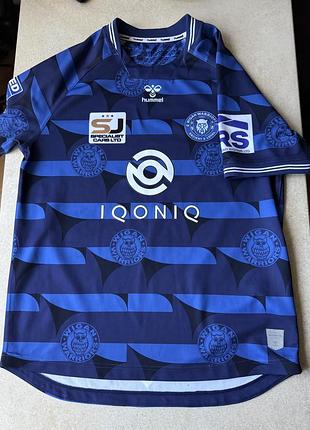 Регбійна футболка wigan warriors hummel, оригінал, розмір l