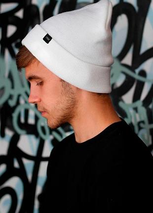 Шапка мужская without cold белая