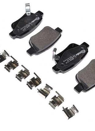 Колодка гальм. диск. toyota avensis (_t22_, t25) задн. (вир-во brembo)