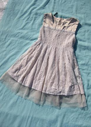 Красиве пишне молочне плаття tixdy